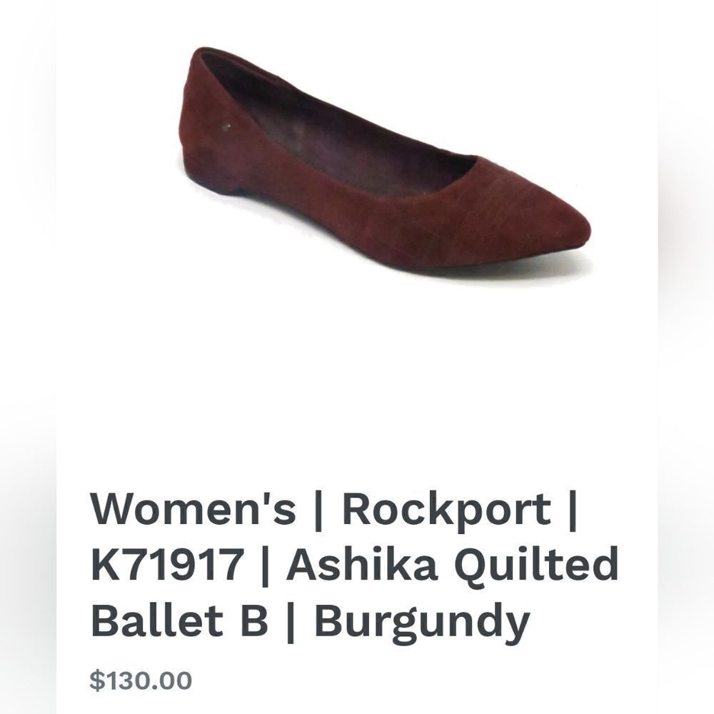 Rockport K62386 Ashika Loafers Ballet Flat - Cobblestone Grey - Picture 10 of 11